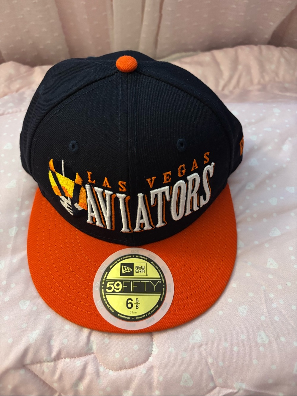 New Era Las Vegas Aviators Fitted Cap - Black & Orange